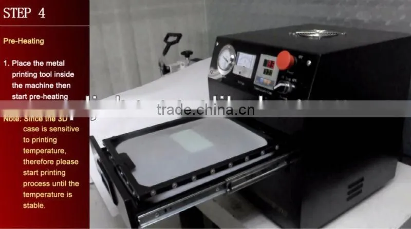 3D Automatic Sublimation desktop phone case printing machine, heat press machine