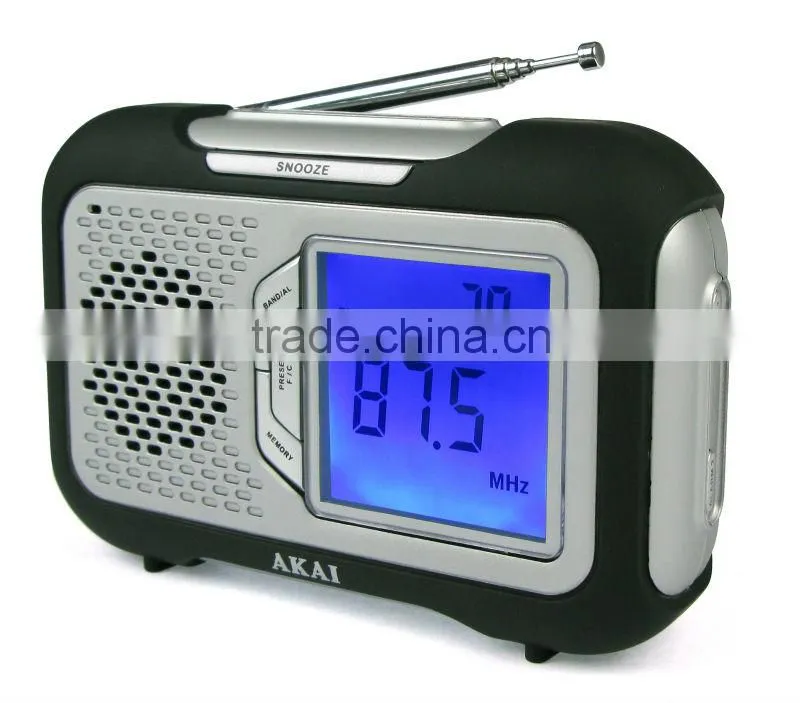 PLL Dual Alarm Clock Radio with Temperature
