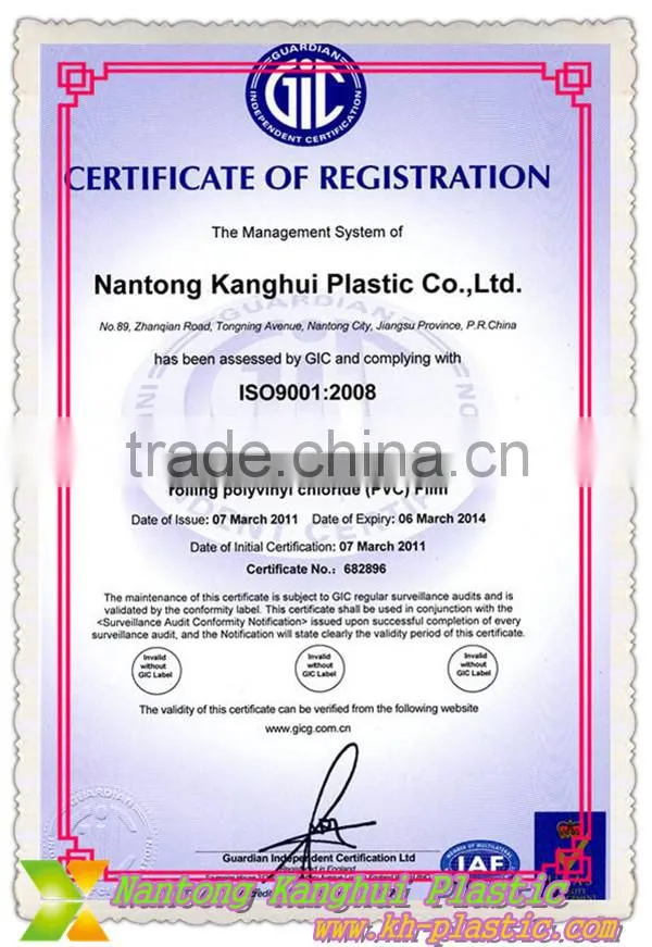 Non phthalate transparent sheet