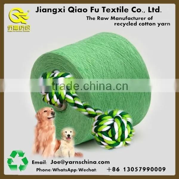 Pet Rope Ball Toys blended Cotton yarn for weaving