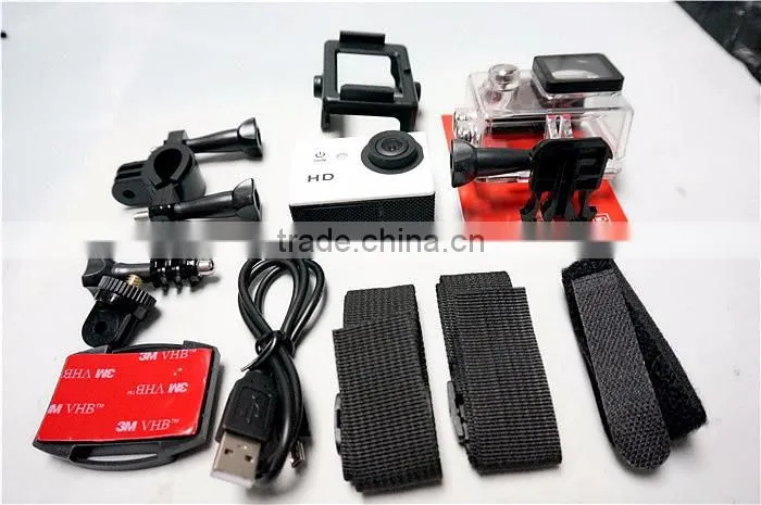 china cheap waterproof action camera full hd 1080p waterproof sports camera