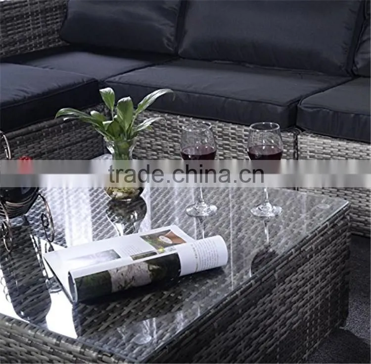 Garden Classic New Model Living Room Sofa Furniture Sets New Design Wicker Outdoor Rattan Sofa
