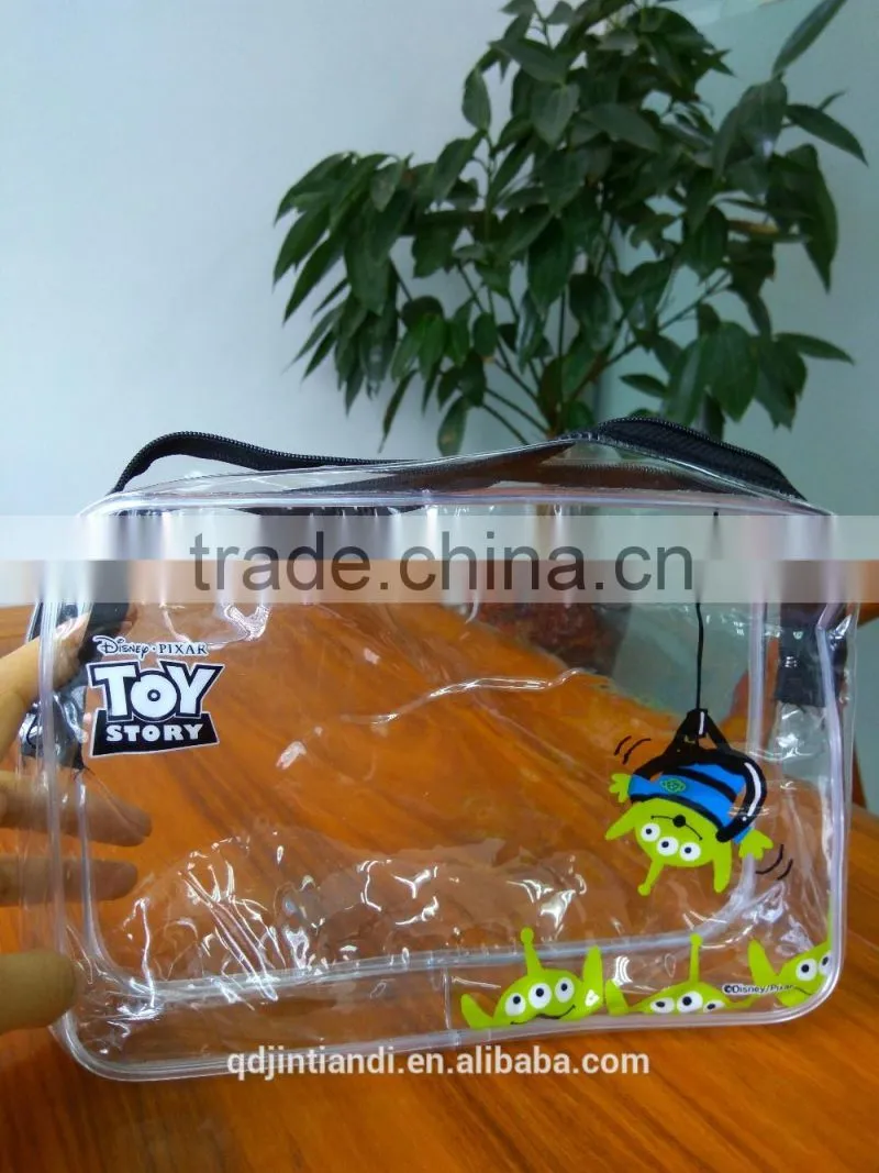 Custom printed and made clear PET water proof color pencil packaging plastic round bucket
