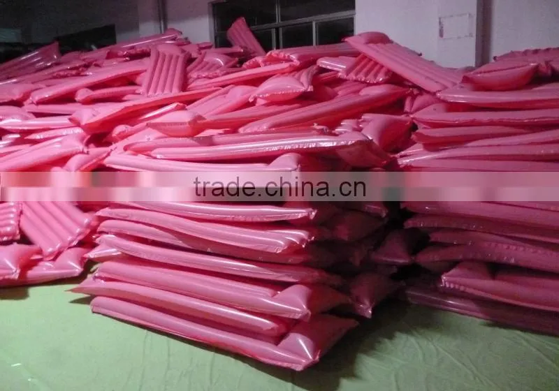 PVC inflatable air mattress/beach air mattress