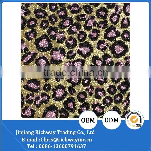 wholesale glitter fabric shoe material