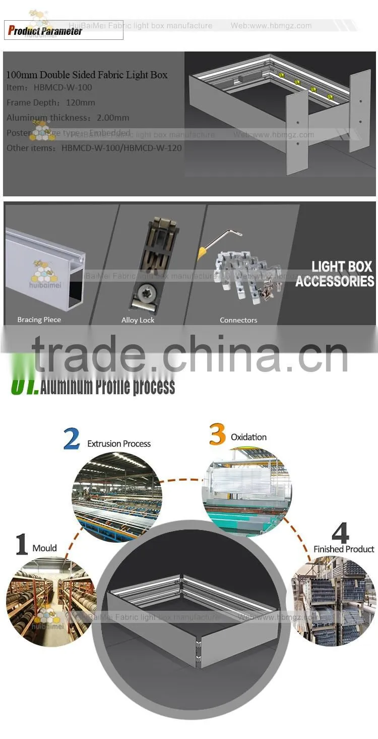 Exhibition Advertising Display Double Sided LED Outdoor Light Box