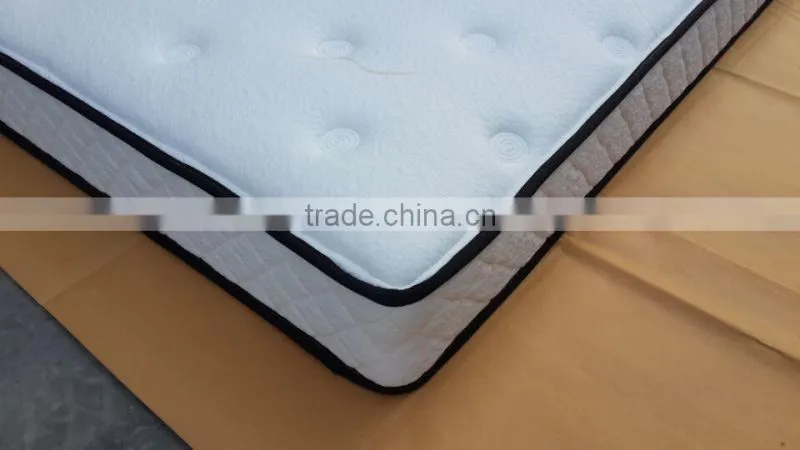 Tight top best price two side hostel spring mattress