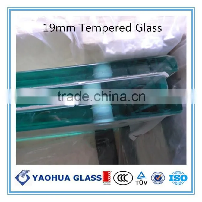 19mm tempered glass price for frameless glass shower doors