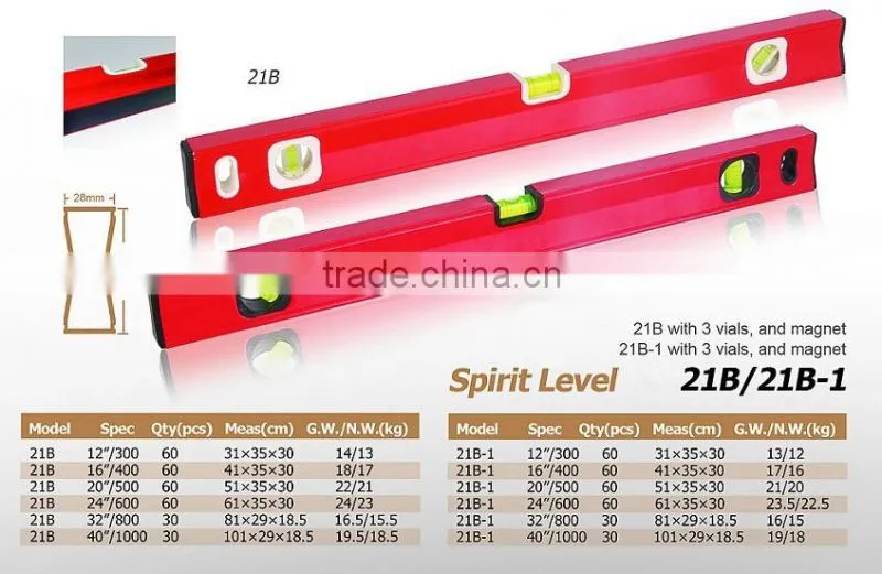adjustable spirit level