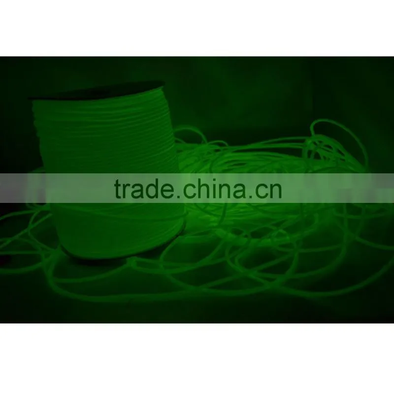 550 Type III Commercial Paracord 9 Strand 550 Luminous Glow in the Dark Parachute Cord Paracord