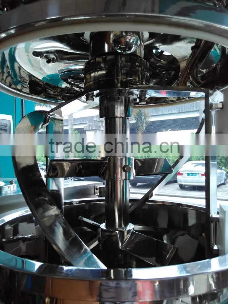 China supplier excellent quality shaving foam making machine vacuum emulsifying machine