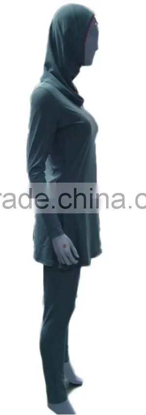 sexy muslim bikini swimwear detached hood hijab