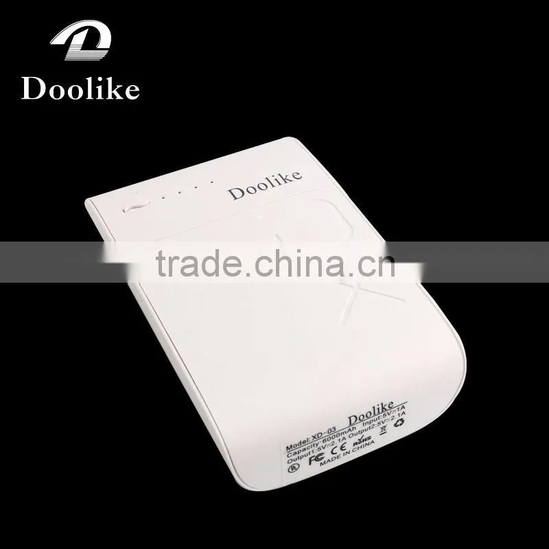 Factory sell Power Bank 4000mah OEM portable mobile power bank with led light