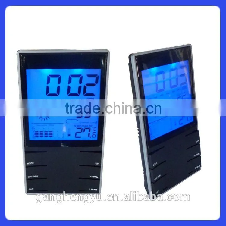 Weather station clock, weather station alarm clock ,weather forecast clock