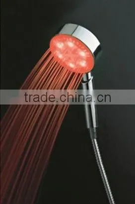 LED light shower head LED shower faucet temperature control shower head colorful rain shower LED hand showers