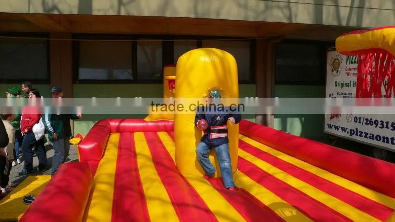 funny inflatable game,tug-of-war game,bungee inflatable basketball game