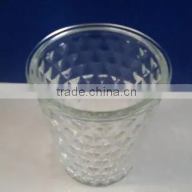wholesale 700ml votive glass candle tealight jar holder with lid
