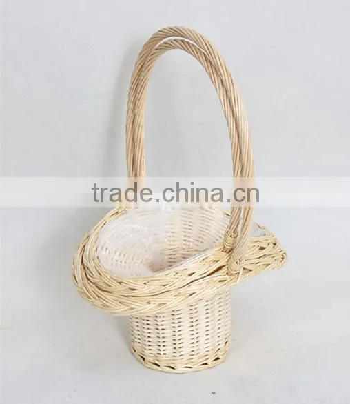beautiful design best selling 2 pcs wicker flower baskets