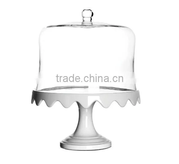 Clear Wedding Glass Cake Stand