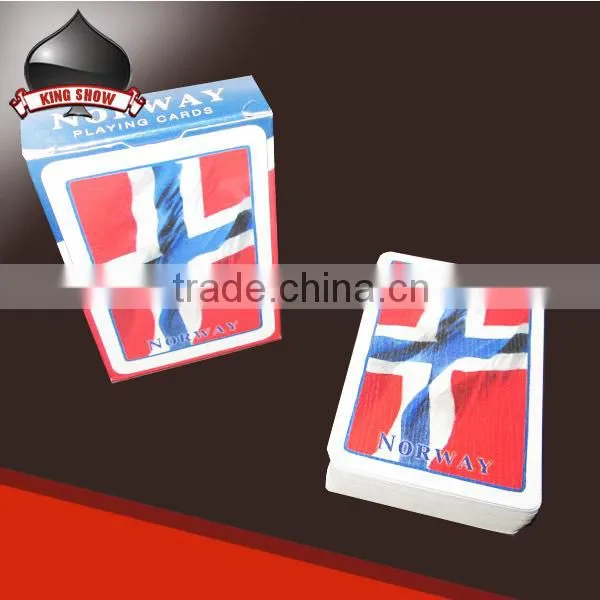 High end custom paper playing cards for wholesale