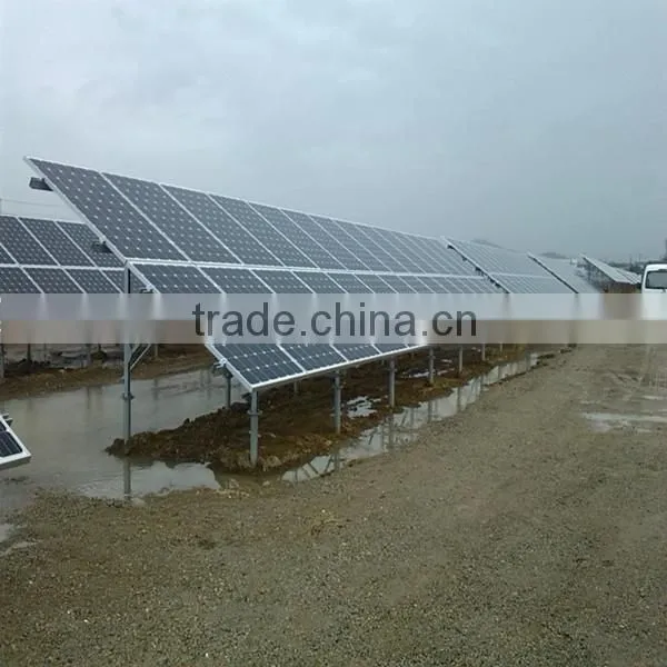 ground screw solar mounting system for pv panel