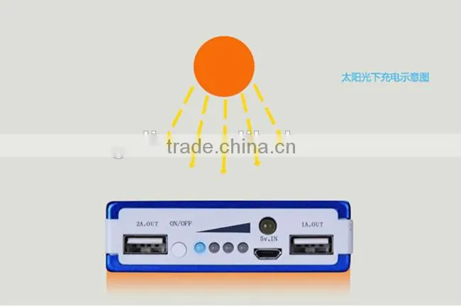 Unique Design Dual USB with LED light 30000mah Charger Solar Power Bank for Mobile Phone(OEM service)