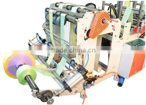2 Lines Fully Automatic Multifunctional Bag On Roll Machine With Coreless Winding Station