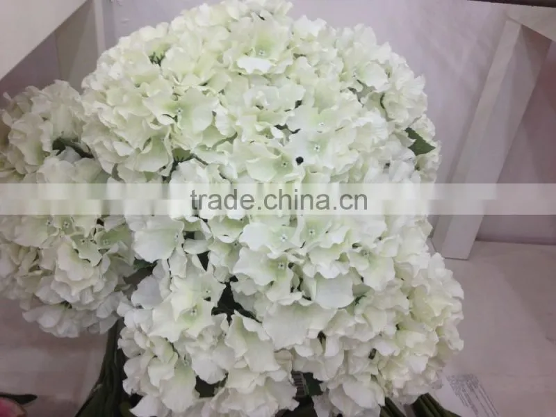 Cheap price silk flower red hydrangea