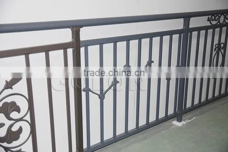 Wrought iron morden indoor balcony railing