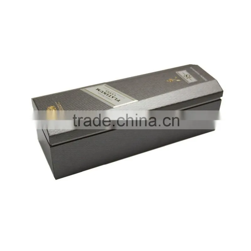 Handmade high quality cardboard paper gift wine box wholesale