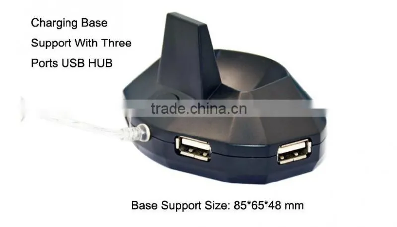 Universal optical wireless mouse rechargeable DPI mouse with usb docking station for TV and PC
