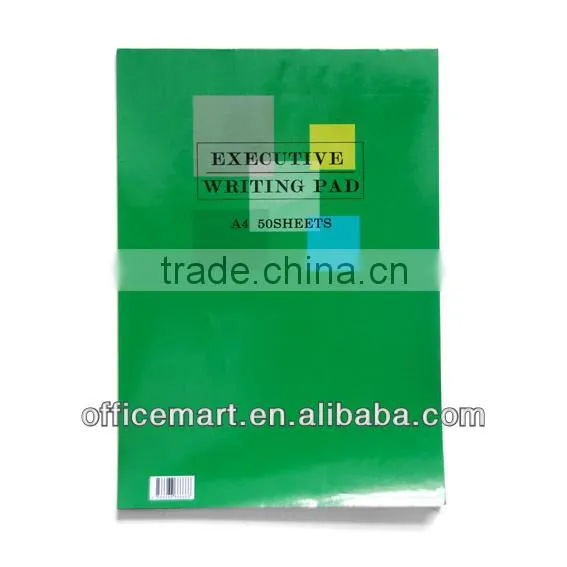 150 sheets wide ruled writing pad a4