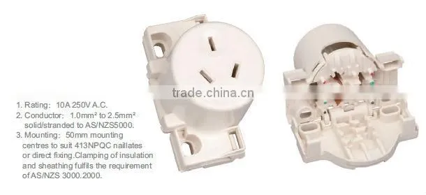 clipsal style SAA 413QC surface socket quick connect/413QC outlet socket
