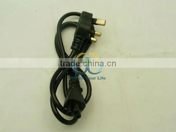 UK type AC power cable for laptop adpater SS-CB020 power cable