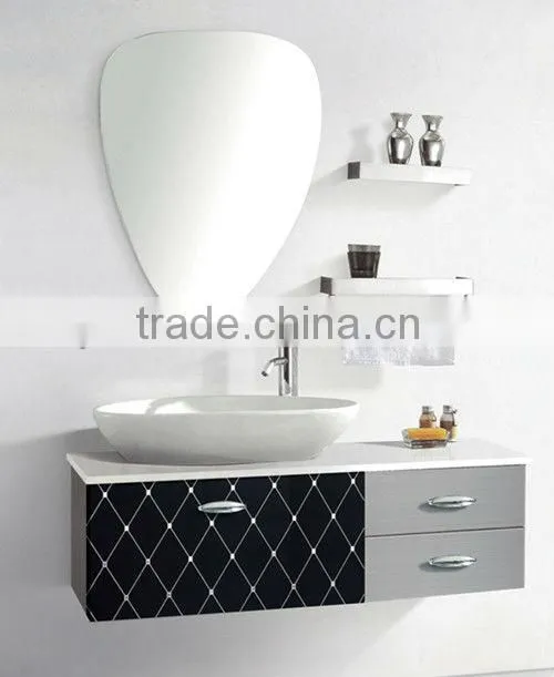 wholesale S.S bathroom vanities with shelves HJ8093
