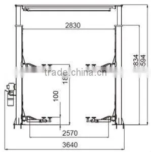 gantry hydraulic lift 3.8T