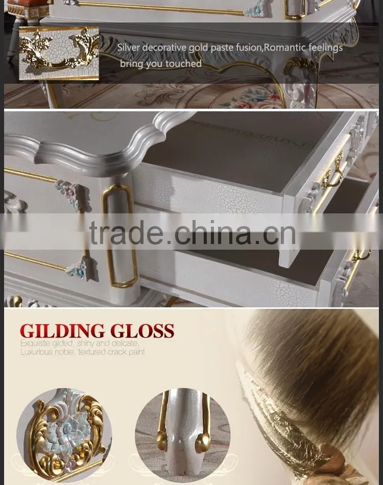 hand carved home furniture European company writing desk -luxury furniture italy design