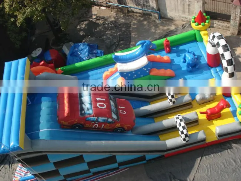 inflatable spongebob theme amusement park game for kids