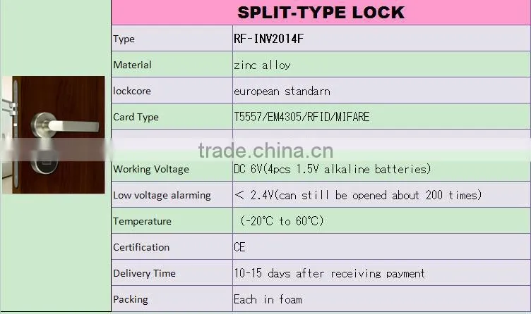 China door lock split-type 2014F