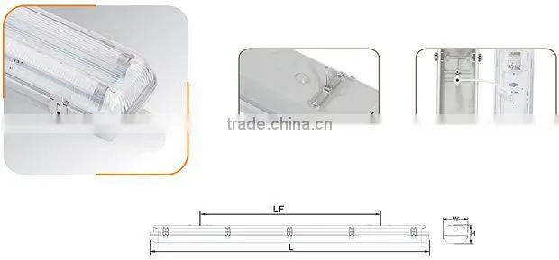 Top Quanlity IP65 Waterproof Fluorescent Lamp From VIOLET