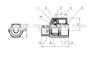 F/M stainless steel Ball Valve