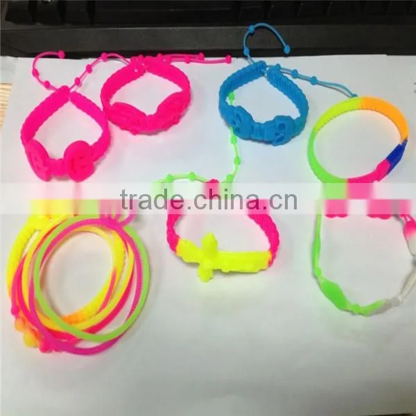 Christmas silicone bracelets bracelets , beautiful and cute silicone wristbands,best gift for kids