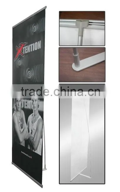 Best sell flex metal l banner stand