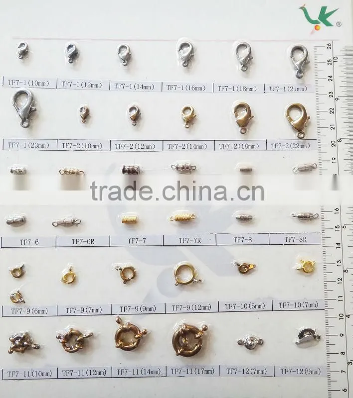 Wholesale Brass Jewelry Spring Ring Clasp