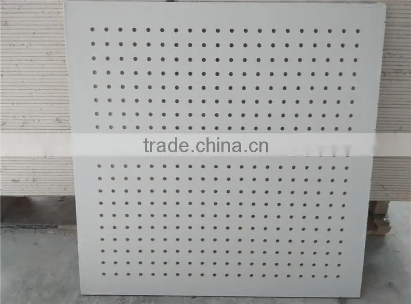 big &small round cross hole perforated gypsum board tile