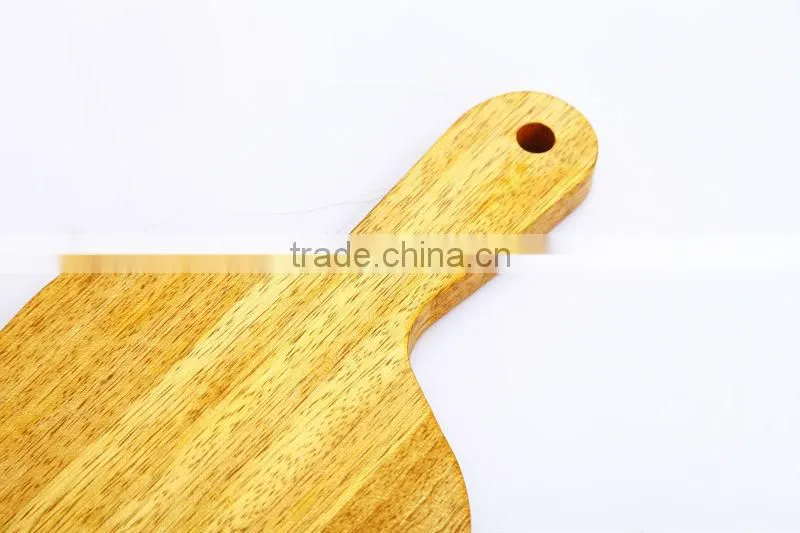 anti microbial mango wood cheese kitchen cutting board with handle