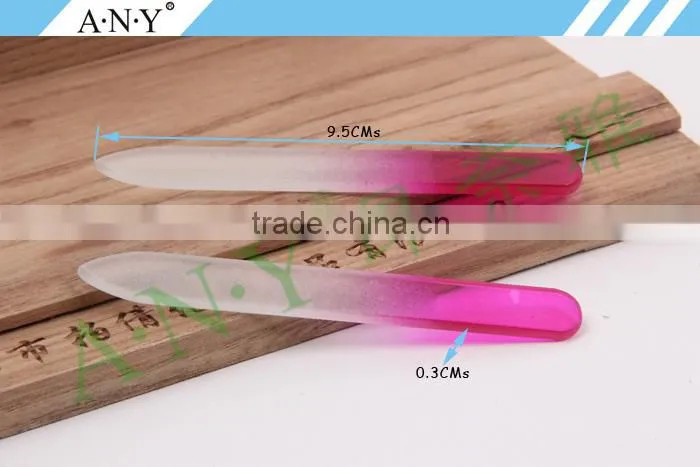 Nail Care Shaping Design Glass Crystal Nail Files OEM Accepted