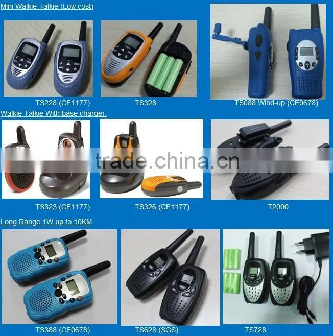 Portable Best Small Walkie Talkies Small Walkie Talkie Earpiece w/ 99 personal code