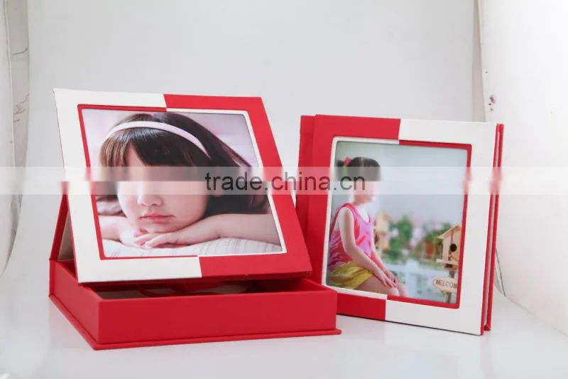 doublle 100 new design PU leaher baby photo album