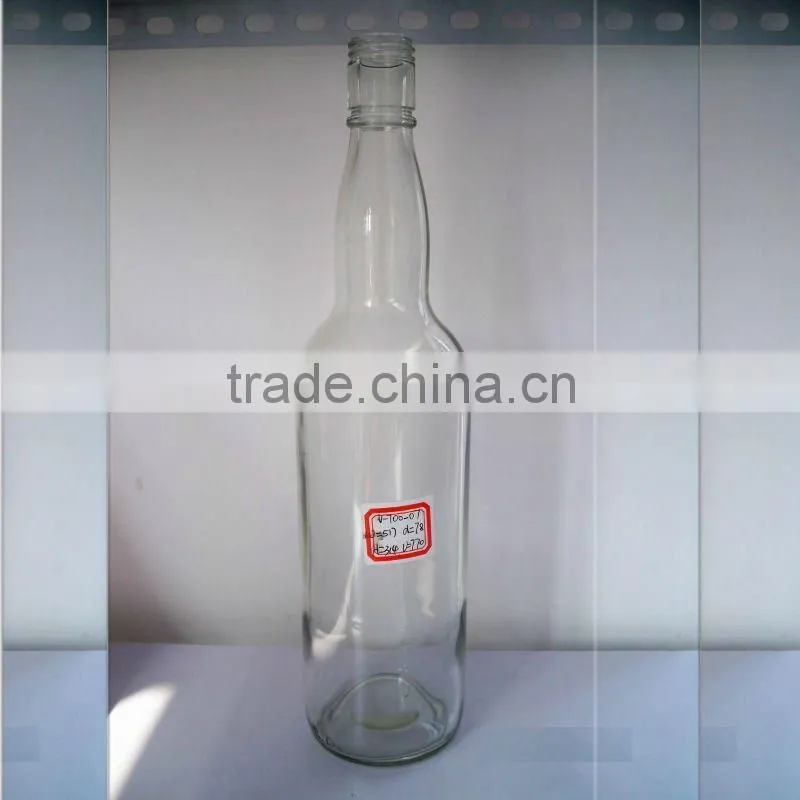 750ml glass liquor bottle voka bottle